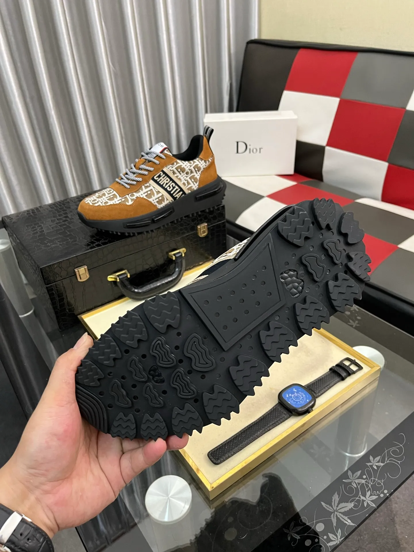 Men's shoes💰458⌚️⌚️"Dior DIOR*" latest hot style casual shoes, top brand [seduce] luxury~purchase, top~quality. [Strong] The upper is made of imported breathable cowhide with material ➕ breathable sheepskin feet (•) and fine workmanship. Code number: 38-442️⃣Colors available